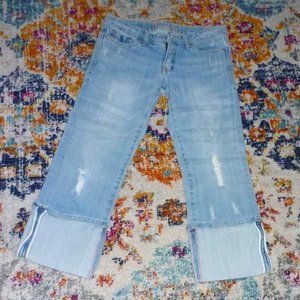 Cute N Soft Frayed Picasso Jeans Size 5